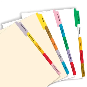 Custom Index Tabs & Dividers