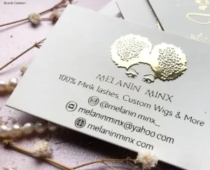 Raised Foiled Business Cards